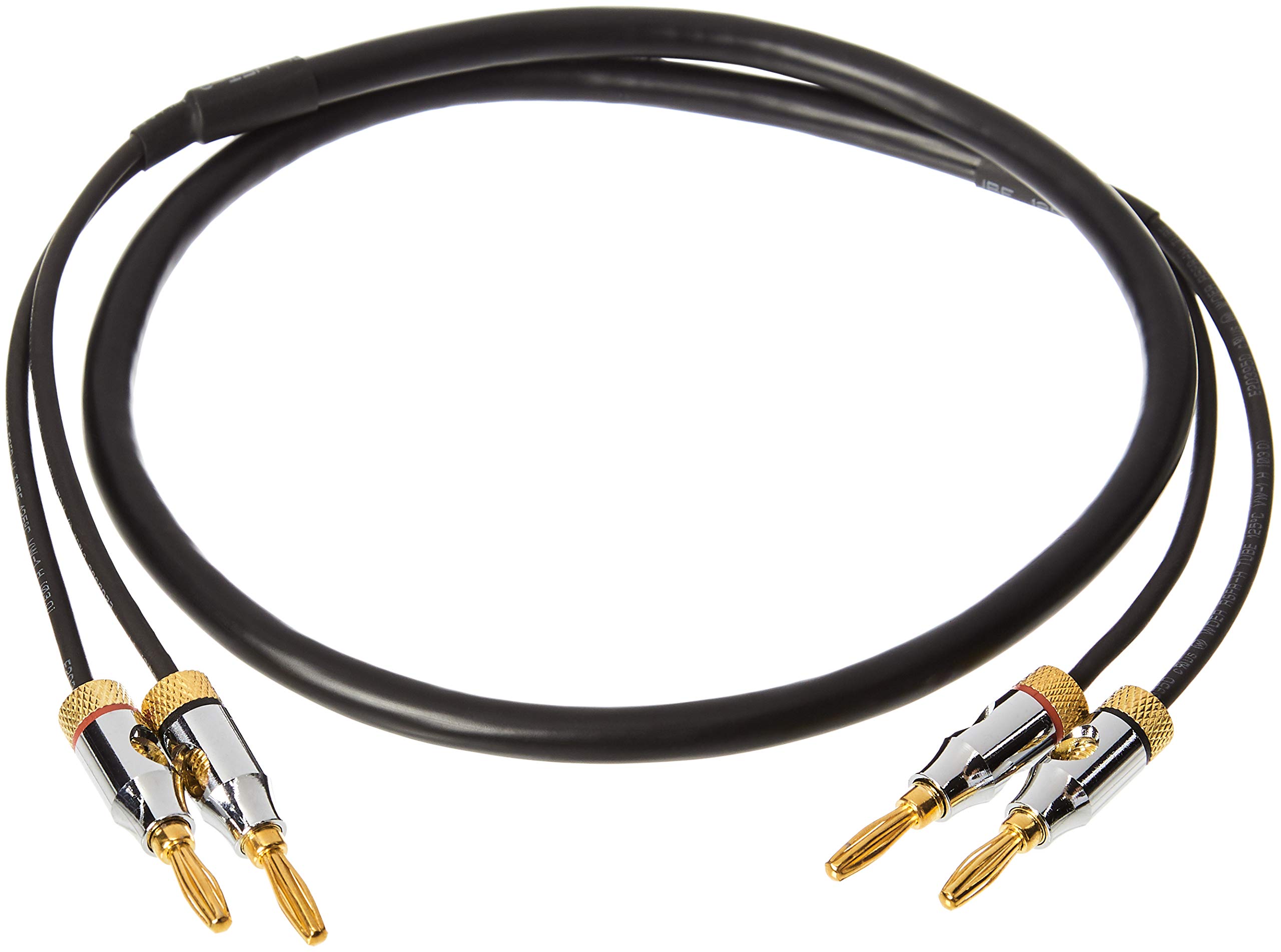 Amazon Basics Speaker Cable Wire with Banana CL2 Black Gold-Plated Plugs, - 99.9% Oxygen-Free - 0.9m, чорний
Amazon Basics Speaker Cable Wire with Banana CL2 Black Gold-Plated Plugs, - 99.9% Oxygen-Free - 0.9m, чорний