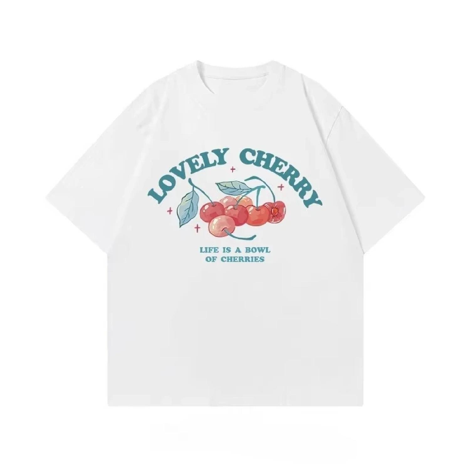 Fashion Creative Design Sense Cherry Printed Kids Tshirt Street Versatile Loose Retro Short-sleeved Men s and Women s Trend Tops XXXXXL білий
Fashion Creative Design Sense Cherry Printed Kids Tshirt Street Versatile Loose Retro Short-sleeved Men s and Women s Trend Tops XXXXXL білий