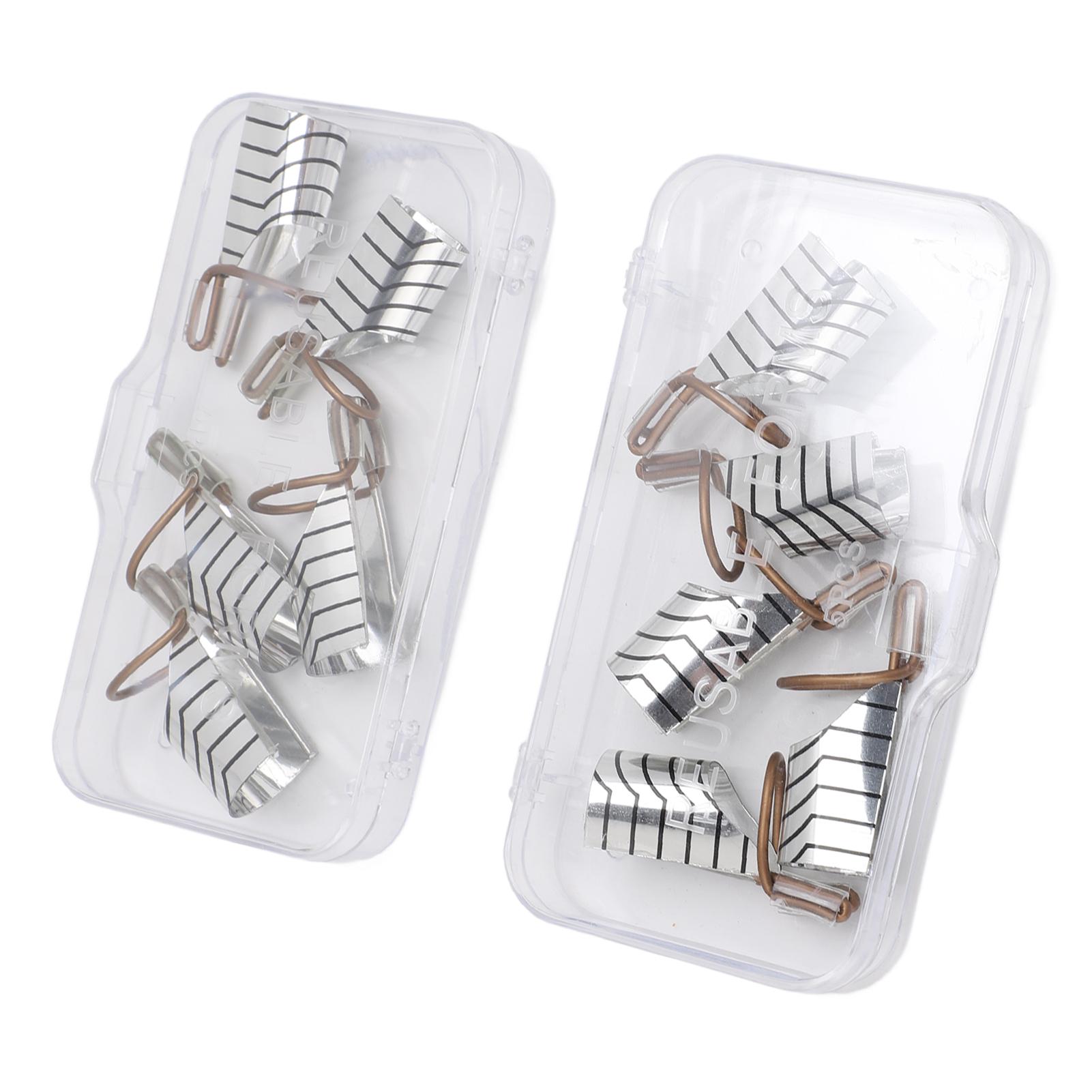 10 Pcs Nail Extension Forms Reusable Metal Long Lasting Portable Nail Extension Protector Forms for Home Salon Use
10 Pcs Nail Extension Forms Reusable Metal Long Lasting Portable Nail Extension Protector Forms for Home Salon Use