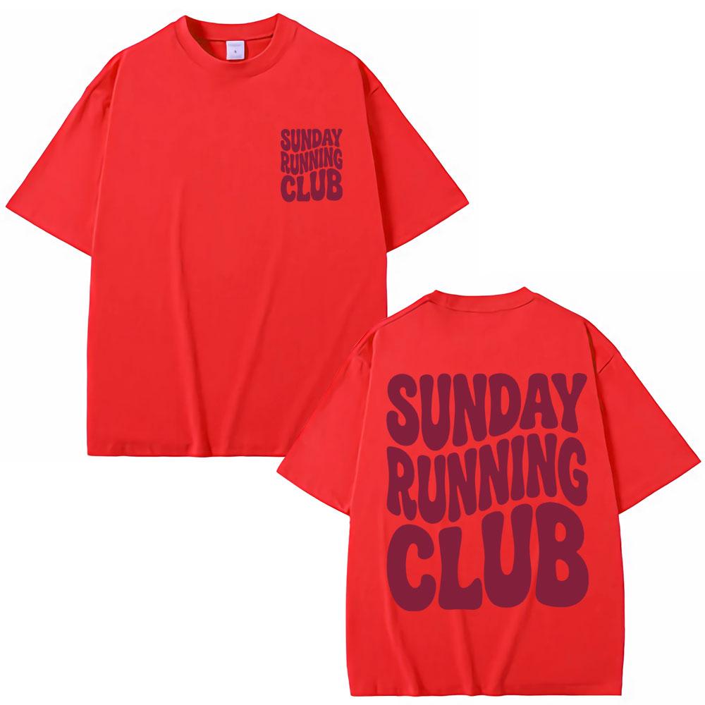Sunday Running Club Graphic T-Shirt Men Women Sporty Jogging Vintage Summer T Shirts Oversized Cotton Casual T Shirts 2XL
Sunday Running Club Graphic T-Shirt Men Women Sporty Jogging Vintage Summer T Shirts Oversized Cotton Casual T Shirts 2XL