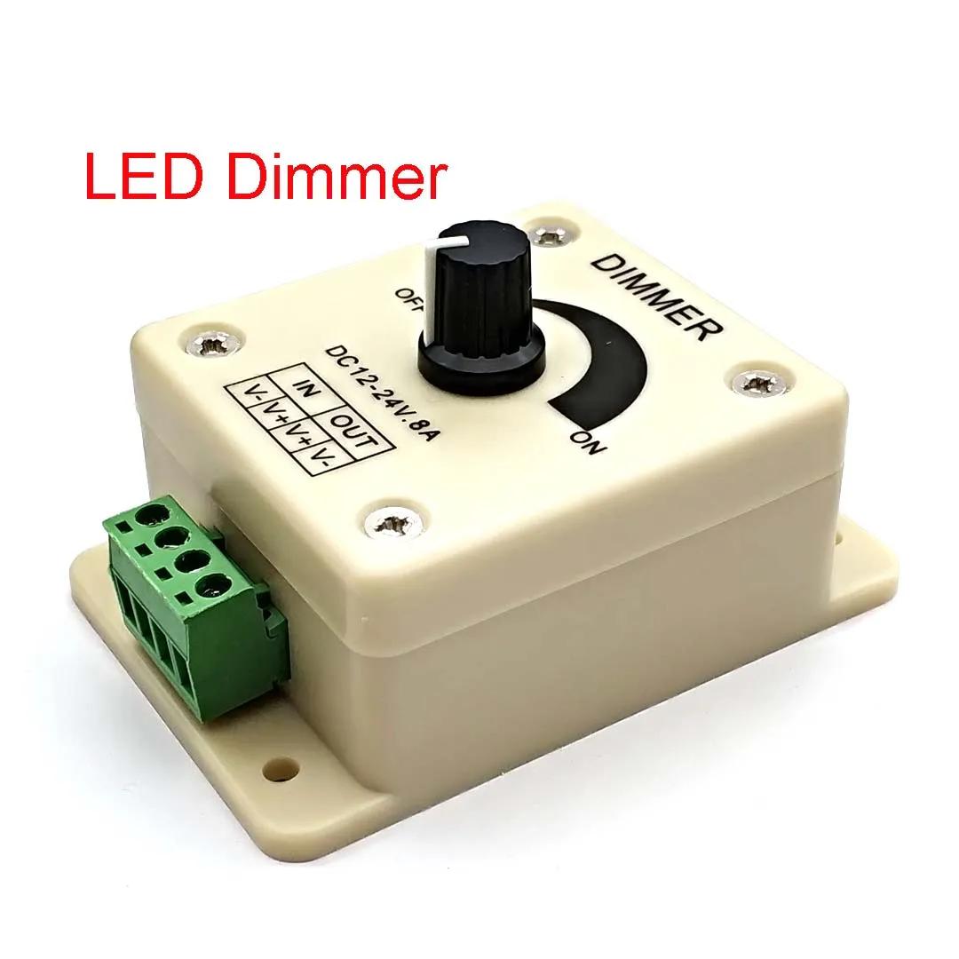 LED Dimmer Switch DC 12V 24V 8A Adjustable Brightness Lamp Bulb Strip Driver Single Color Light Power Supply Controller LED Dimmer Switch
LED Dimmer Switch DC 12V 24V 8A Adjustable Brightness Lamp Bulb Strip Driver Single Color Light Power Supply Controller LED Dimmer Switch