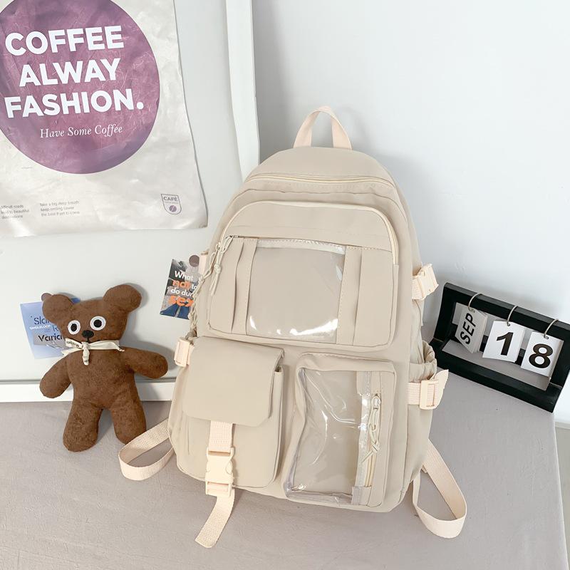 Cross-Border Korean Harajuku Cartoon Backpack - Large Capacity for High School & Junior High Students Bag only, no pendant слоновая кость
Cross-Border Korean Harajuku Cartoon Backpack - Large Capacity for High School & Junior High Students Bag only, no pendant слоновая кость
