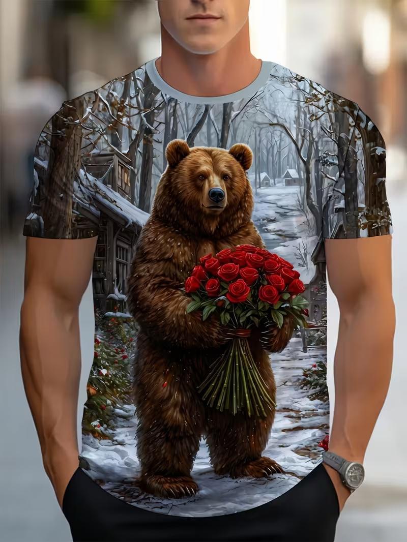 Men s Retro 3D Graphic Print T-Shirt - Perfect for Daily Wear and Vacation S
Men s Retro 3D Graphic Print T-Shirt - Perfect for Daily Wear and Vacation S