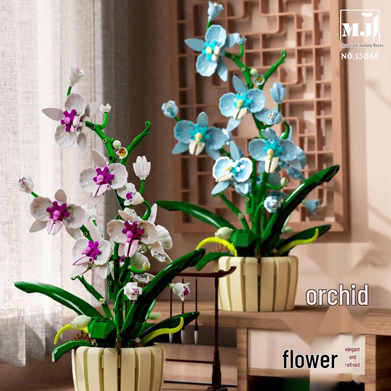 Cross-Border Compatible Lego Orchid: Two-Color Petal Building Block Flower Ornament - Perfect Gift for Girls
Cross-Border Compatible Lego Orchid: Two-Color Petal Building Block Flower Ornament - Perfect Gift for Girls
