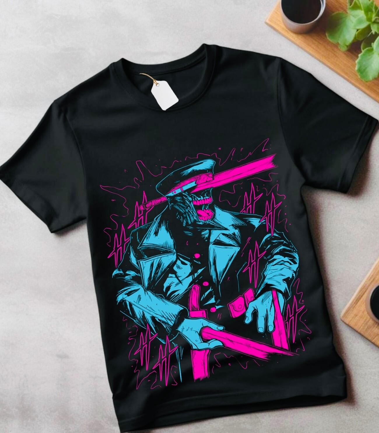 Chainsaw Man T-Shirt Mens Womens Tees Top Chainsaw Man Anime CSM Denji Power Black Shirt All Size 3XL
Chainsaw Man T-Shirt Mens Womens Tees Top Chainsaw Man Anime CSM Denji Power Black Shirt All Size 3XL