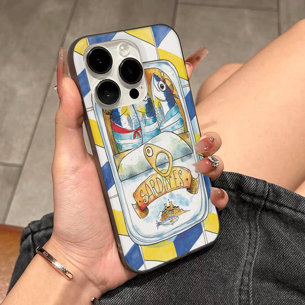 Sardines Fish Phone Case For IPhone 11 12 13 14 15 16 17 Pro Max PLUS Pro Wave Corrugated Silicone Case iPhone 15pro max
Sardines Fish Phone Case For IPhone 11 12 13 14 15 16 17 Pro Max PLUS Pro Wave Corrugated Silicone Case iPhone 15pro max
