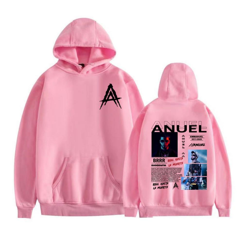 Rapper Anuel AA Real Hasta La Muerte 2025 Graphic Hoodie Men Women Fashion Hip Hop Harajuku Pullover Long Sleeve Sweatshirt Tops M
Rapper Anuel AA Real Hasta La Muerte 2025 Graphic Hoodie Men Women Fashion Hip Hop Harajuku Pullover Long Sleeve Sweatshirt Tops M