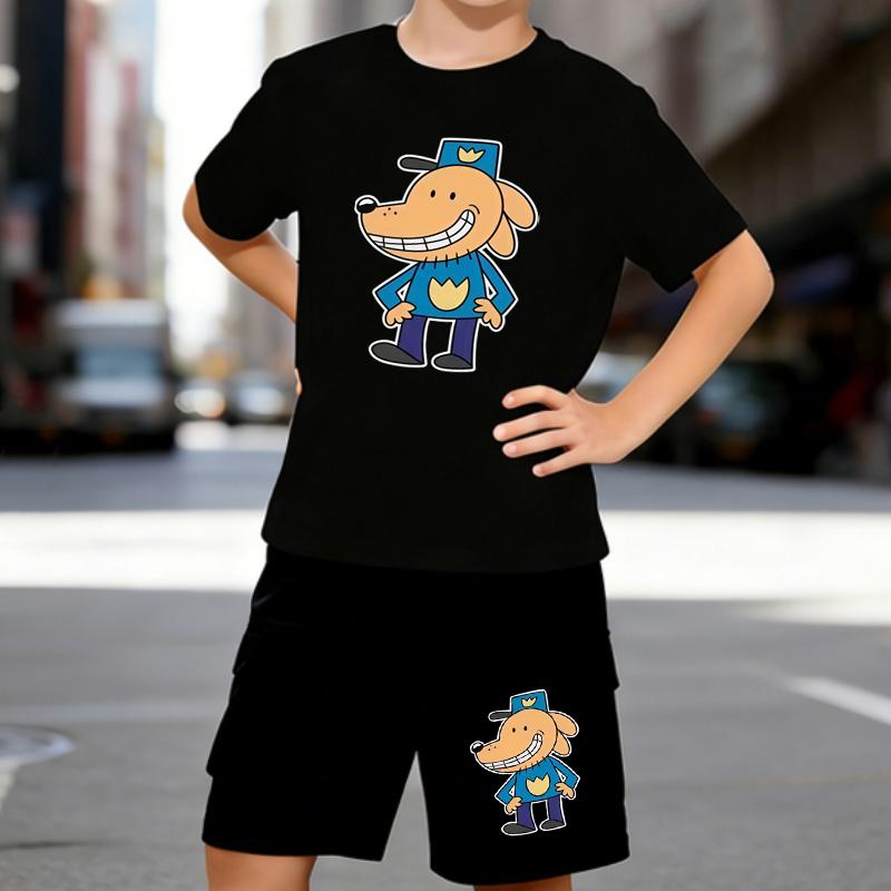 Boys 2 Piece Cartoon Dog Printed Outfit, Short Sleeve T-Shirt and Shorts Set for Kids Age 5-14,Black , White Sporty Casual Summer Clothes 5-6 Years чёрный
Boys 2 Piece Cartoon Dog Printed Outfit, Short Sleeve T-Shirt and Shorts Set for Kids Age 5-14,Black , White Sporty Casual Summer Clothes 5-6 Years чёрный