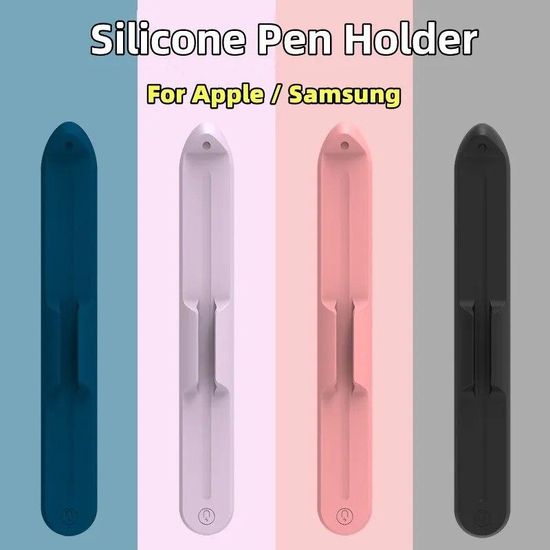 Pencil Holder Silicone Tablet Stylus Pen Slot Magnetic Solid Color for Apple Pencil 1 or 2 Generation and Samsung S6 Lite S7 S8
Pencil Holder Silicone Tablet Stylus Pen Slot Magnetic Solid Color for Apple Pencil 1 or 2 Generation and Samsung S6 Lite S7 S8