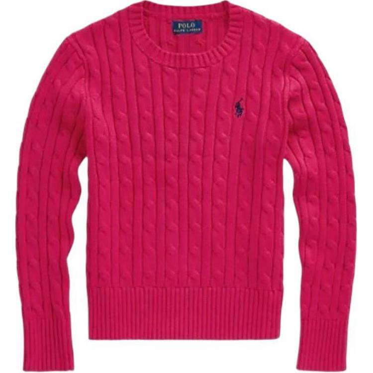 Polo Ralph Lauren Solid Color Cable Knit Logo Embroidery Crew Neck Sweater Kids sweater Pink 313901316-004 XL
Polo Ralph Lauren Solid Color Cable Knit Logo Embroidery Crew Neck Sweater Kids sweater Pink 313901316-004 XL