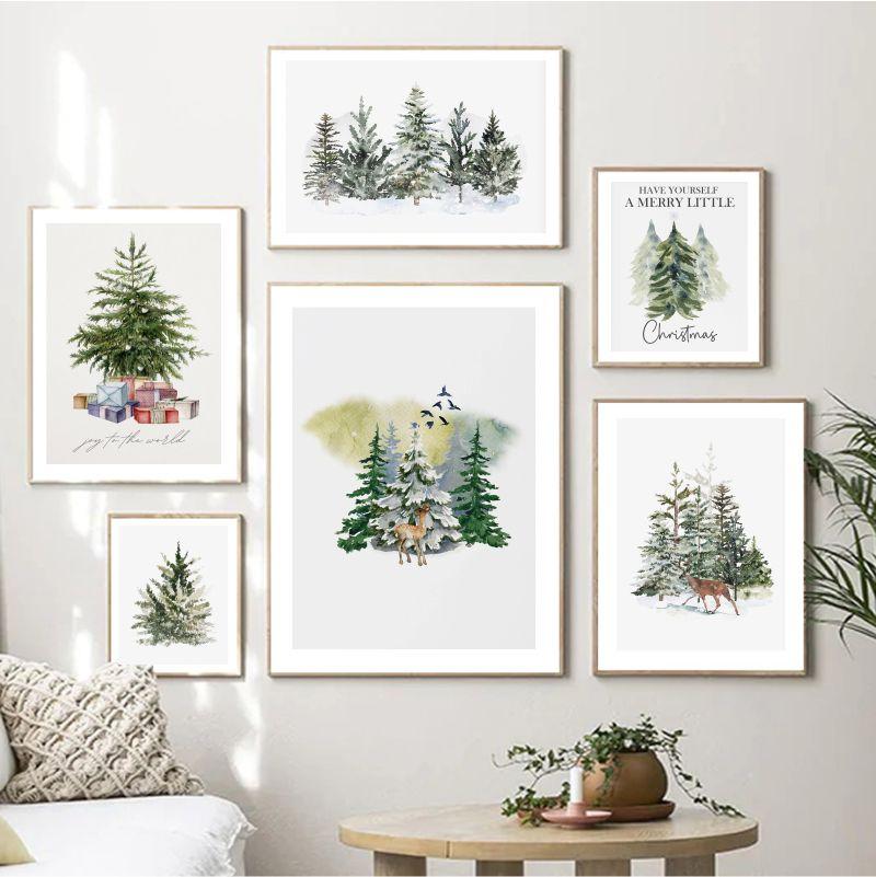 Christmas Tree Wall Art Decor Painting Nordic Posters and Prints Forest Tree Canvas Painting Living Room Home Decor
Christmas Tree Wall Art Decor Painting Nordic Posters and Prints Forest Tree Canvas Painting Living Room Home Decor