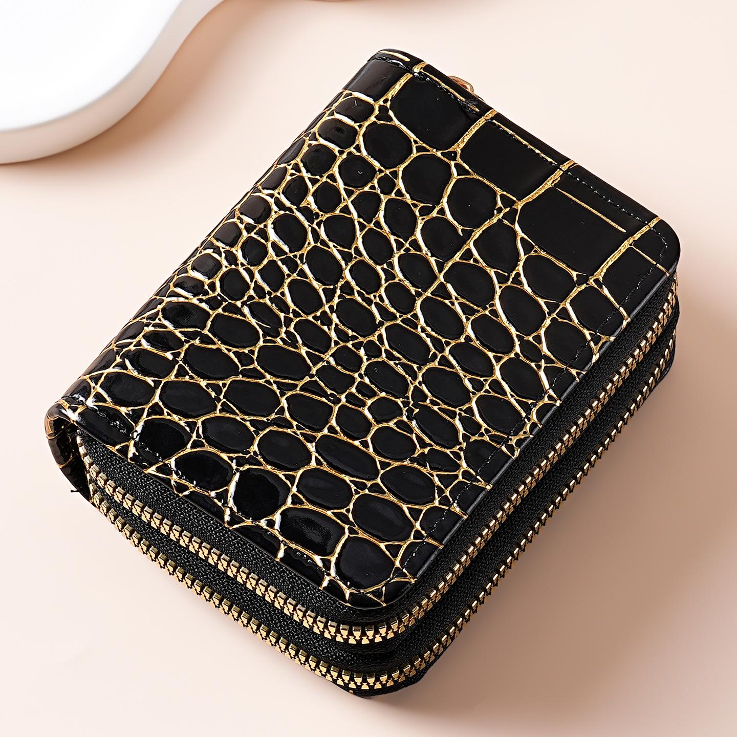 2026 New Cards Bags Women s ID Card Holder Stone Patterned Leather Wallet Multi Slot Credit Card Holder Double Zipper Coin Purse чёрный
2026 New Cards Bags Women s ID Card Holder Stone Patterned Leather Wallet Multi Slot Credit Card Holder Double Zipper Coin Purse чёрный