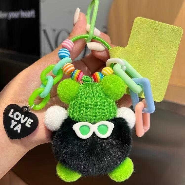 Dopamine Monster Rabbit Fur Charm - Small Coal Ball Backpack Pendant & Cartoon Doll Keychain Dopamine Coal Ball чёрный
Dopamine Monster Rabbit Fur Charm - Small Coal Ball Backpack Pendant & Cartoon Doll Keychain Dopamine Coal Ball чёрный
