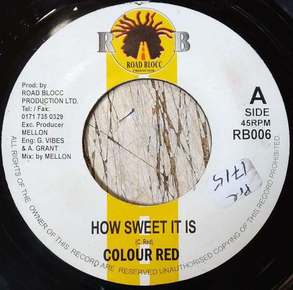7inch Record COLOUR RED - How Sweet It Is RB006 Road Blocc Prod Jamaica Reggae, Ska & Dub Used
7inch Record COLOUR RED - How Sweet It Is RB006 Road Blocc Prod Jamaica Reggae, Ska & Dub Used