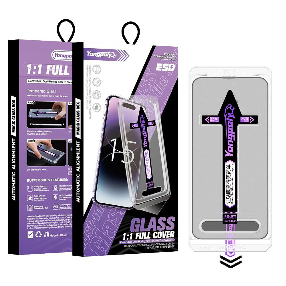 YONGPOLY For iPhone 11/XR Silk Printing Full Screen Protector Tempered Glass Film with Dust-Proof Net Type A
YONGPOLY For iPhone 11/XR Silk Printing Full Screen Protector Tempered Glass Film with Dust-Proof Net Type A