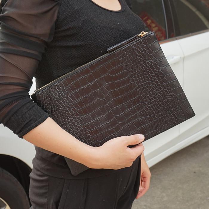 Fashion Crocodile Women Envelope Clutch Bag Ladies Evening Party Large Clutches Handbag PU leather Alligator phone purses bolsas
Fashion Crocodile Women Envelope Clutch Bag Ladies Evening Party Large Clutches Handbag PU leather Alligator phone purses bolsas