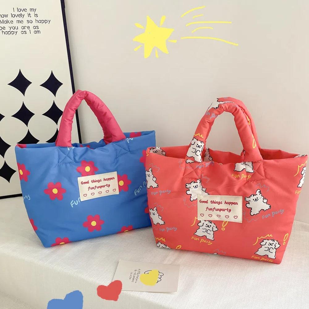 Flower Mommy Quilte Handbag Tulips Flower Shoulder Bag Printed Cotton Padded Tote Bag School білий
Flower Mommy Quilte Handbag Tulips Flower Shoulder Bag Printed Cotton Padded Tote Bag School білий
