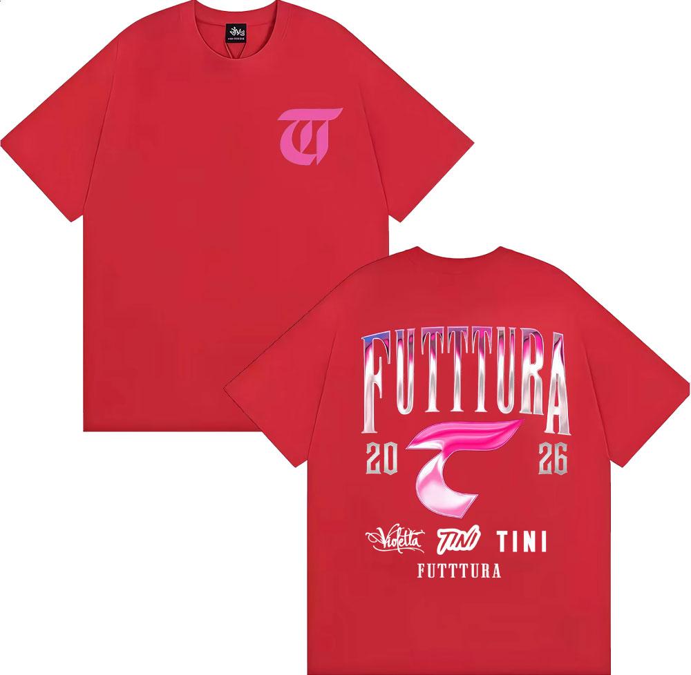TINI STOESSEL Futtura Album 2026 World Tour Tshirt Unisex Women Harajuku Aesthetic T Shirts Cotton 100 Casual Short Sleeve Tshirt S
TINI STOESSEL Futtura Album 2026 World Tour Tshirt Unisex Women Harajuku Aesthetic T Shirts Cotton 100 Casual Short Sleeve Tshirt S
