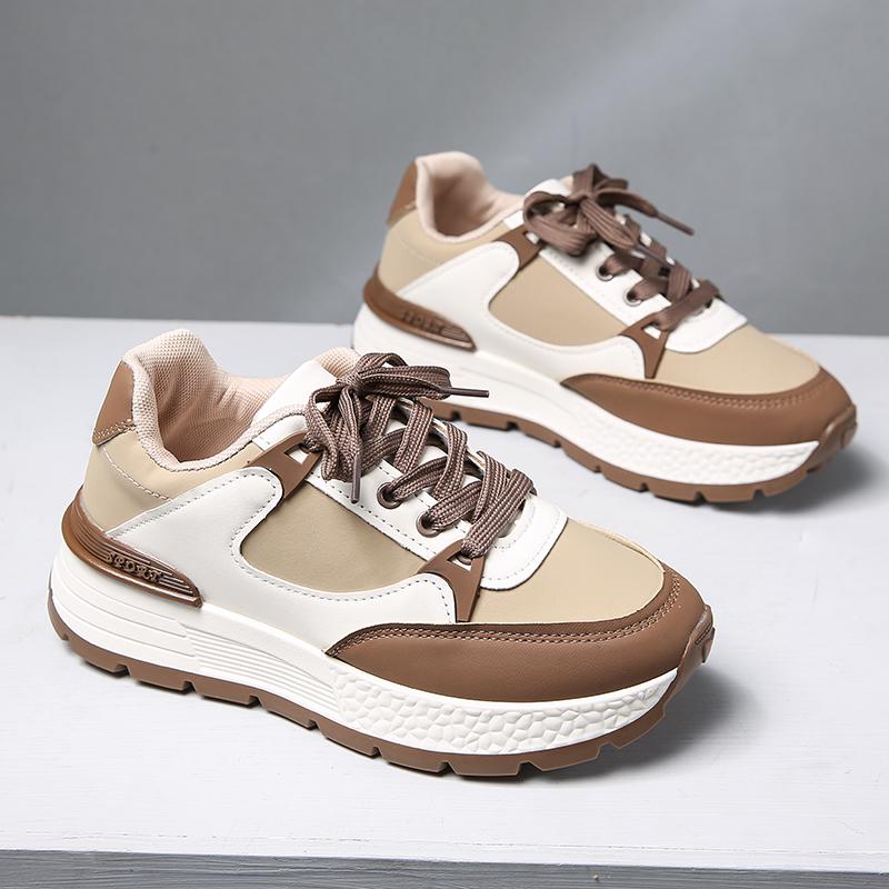 Lace-up Casual Rubber Sneakers for Women 2024 New Hot Sale Summer Med Heel Ladies Shoes Rubber Pu Women s Vulcanize Shoes
Lace-up Casual Rubber Sneakers for Women 2024 New Hot Sale Summer Med Heel Ladies Shoes Rubber Pu Women s Vulcanize Shoes