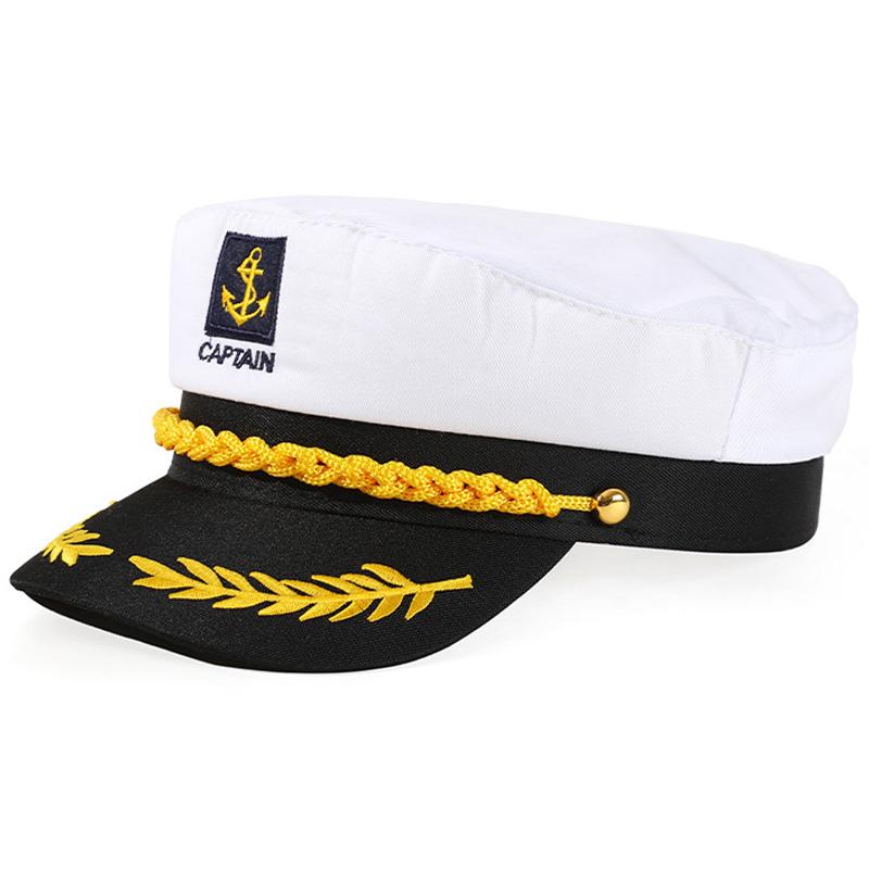 White Captain Hat Adjustable Nautical Sailor Cap with Anchor Embroidery Breathable Costume Accessory for Men Women белый
White Captain Hat Adjustable Nautical Sailor Cap with Anchor Embroidery Breathable Costume Accessory for Men Women белый