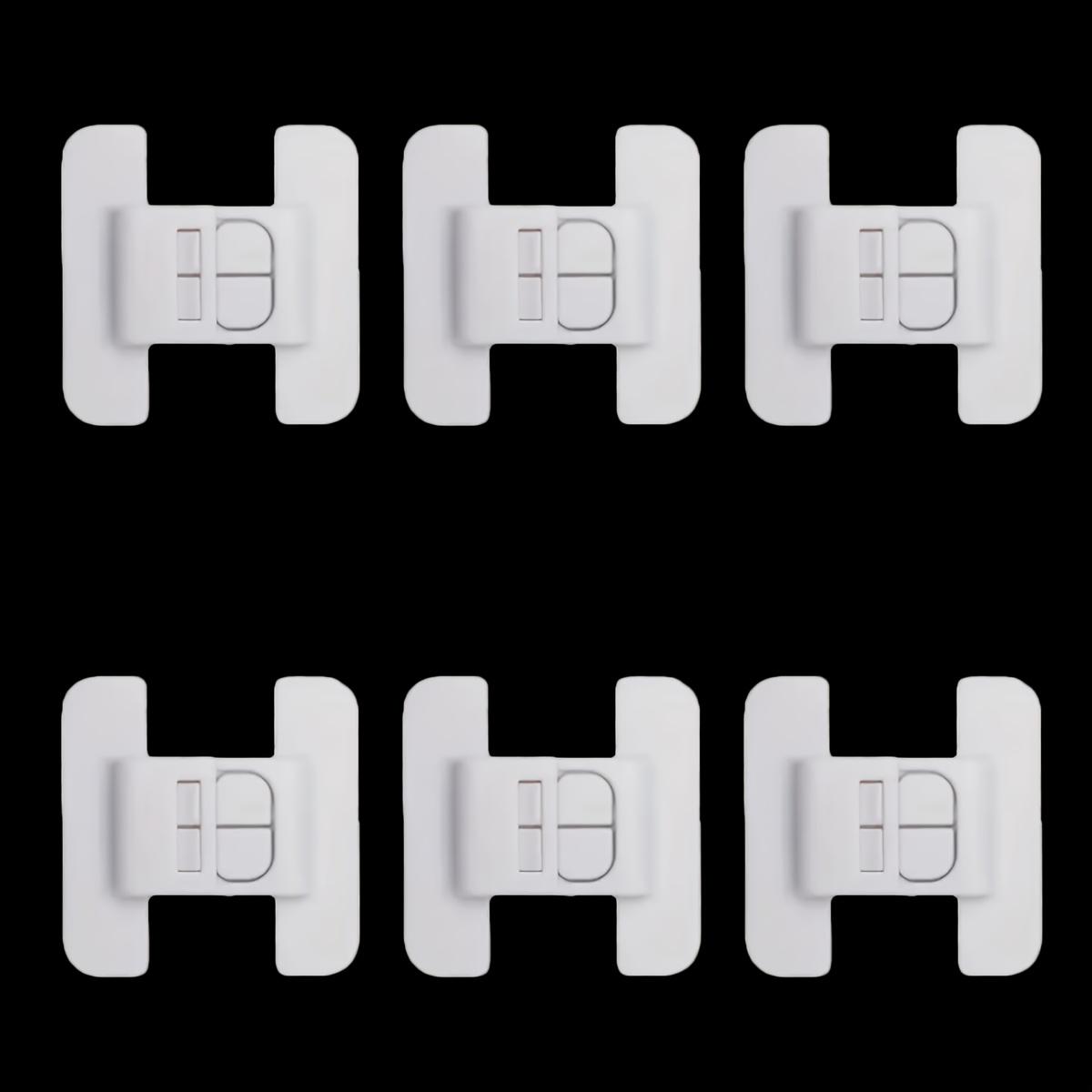 6pcs Refrigerator Door Locks,Safety Buckle Automatic Locks,No-Drill Universal Refrigerator Door Sealing Device,Door Closer
6pcs Refrigerator Door Locks,Safety Buckle Automatic Locks,No-Drill Universal Refrigerator Door Sealing Device,Door Closer