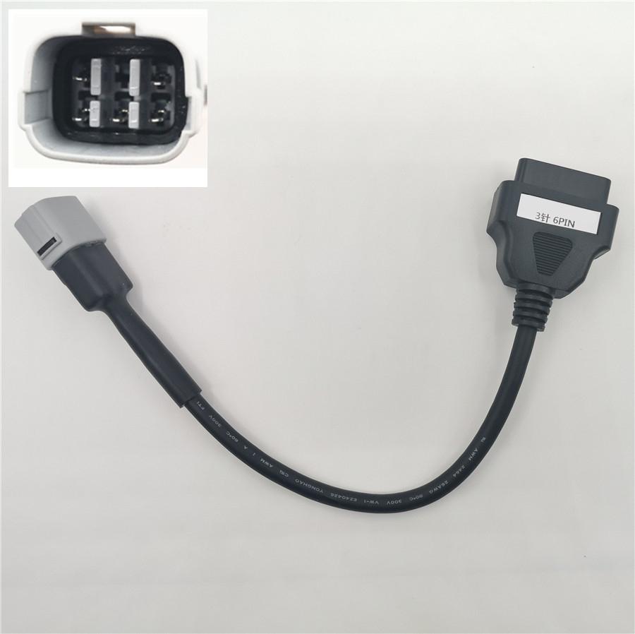 Для SUZUKI OBD2 6-контактный диагностический разъем Адаптерный кабель для мотоцикла, велосипеда, квадроцикла.
Для SUZUKI OBD2 6-контактный диагностический разъем Адаптерный кабель для мотоцикла, велосипеда, квадроцикла.