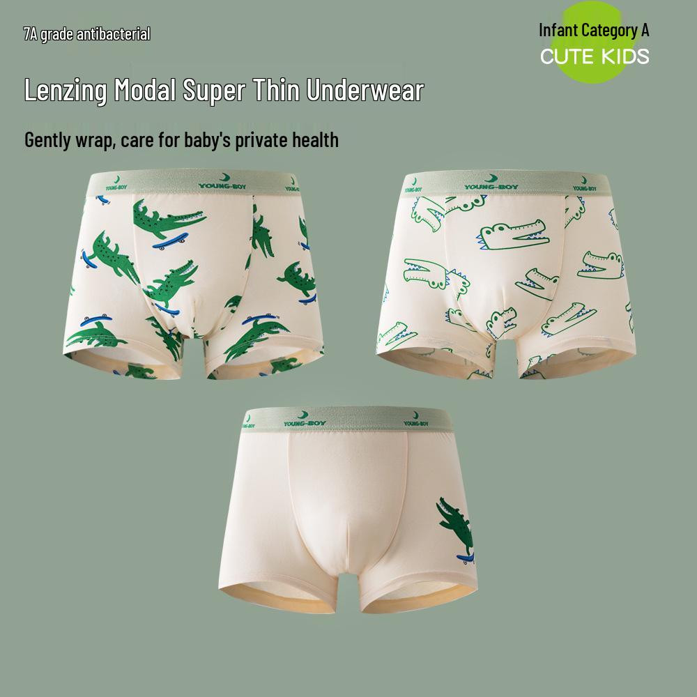 Teen Boys Antibacterial Modal Underwear, Class A - Suitable for Middle School, Ages 12+ 130 cm
Teen Boys Antibacterial Modal Underwear, Class A - Suitable for Middle School, Ages 12+ 130 cm