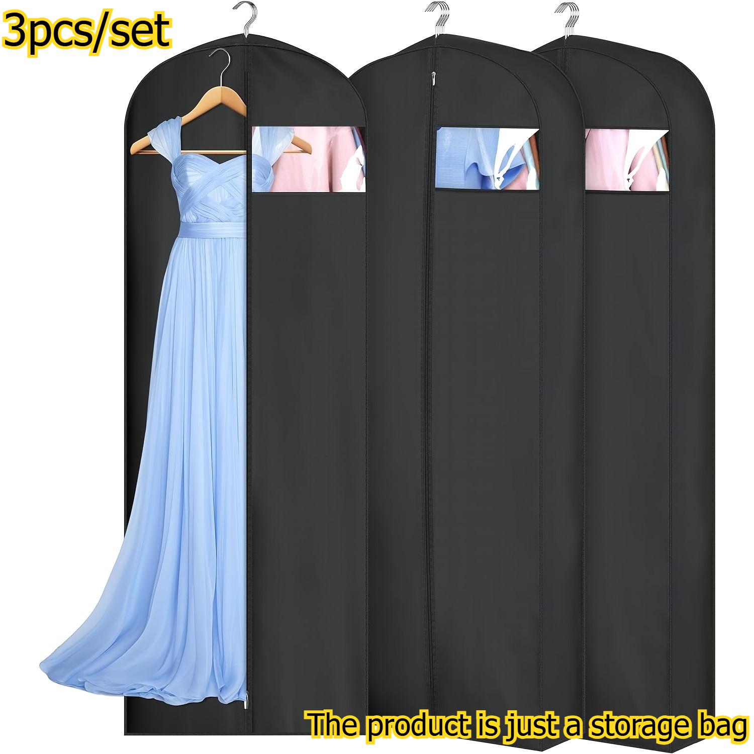 3pcs/set Clothes Dust Cover Garment Bag Home Wardrobe Suit Gown Dustproof Storage Bag Hanging Garment Protector чорний
3pcs/set Clothes Dust Cover Garment Bag Home Wardrobe Suit Gown Dustproof Storage Bag Hanging Garment Protector чорний