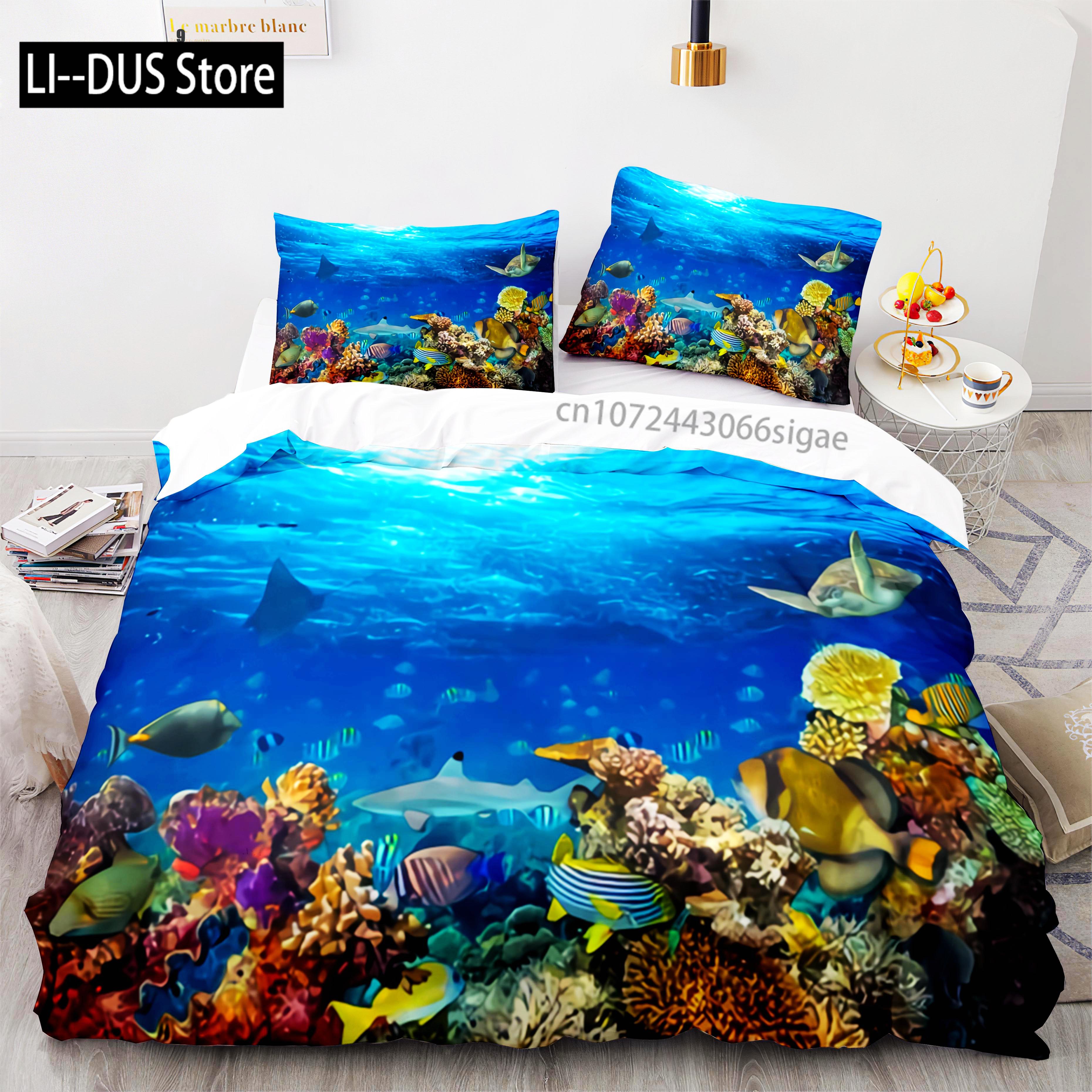 Comforter Fish Bedding Set Single Twin Full Queen King Size Marine Life Bed Set Aldult Kid Bedroom s 3D Anime Kawaii 015 Comforter (quilt)-EU Single(135*200cm)3pcs
Comforter Fish Bedding Set Single Twin Full Queen King Size Marine Life Bed Set Aldult Kid Bedroom s 3D Anime Kawaii 015 Comforter (quilt)-EU Single(135*200cm)3pcs