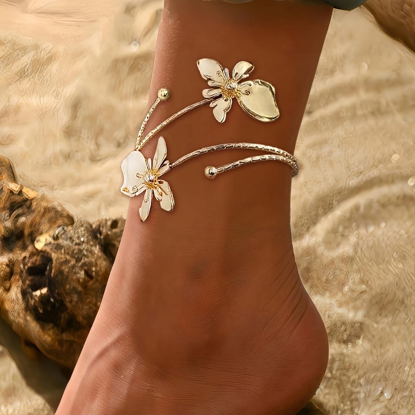 1PC Stylish Personality Elegant Geometric Lines Three-dimensional Dripping Flower Adjustable Anklet, Daily золотой
1PC Stylish Personality Elegant Geometric Lines Three-dimensional Dripping Flower Adjustable Anklet, Daily золотой