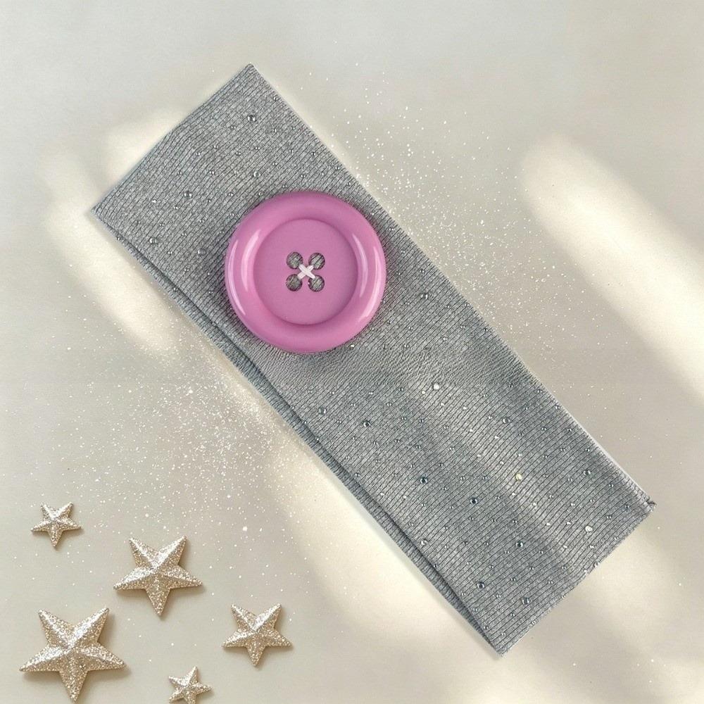 Large Button Button Hairband Colorful Polka Dot Headband New Elastic Hairband Girl світло-сірого кольору
Large Button Button Hairband Colorful Polka Dot Headband New Elastic Hairband Girl світло-сірого кольору