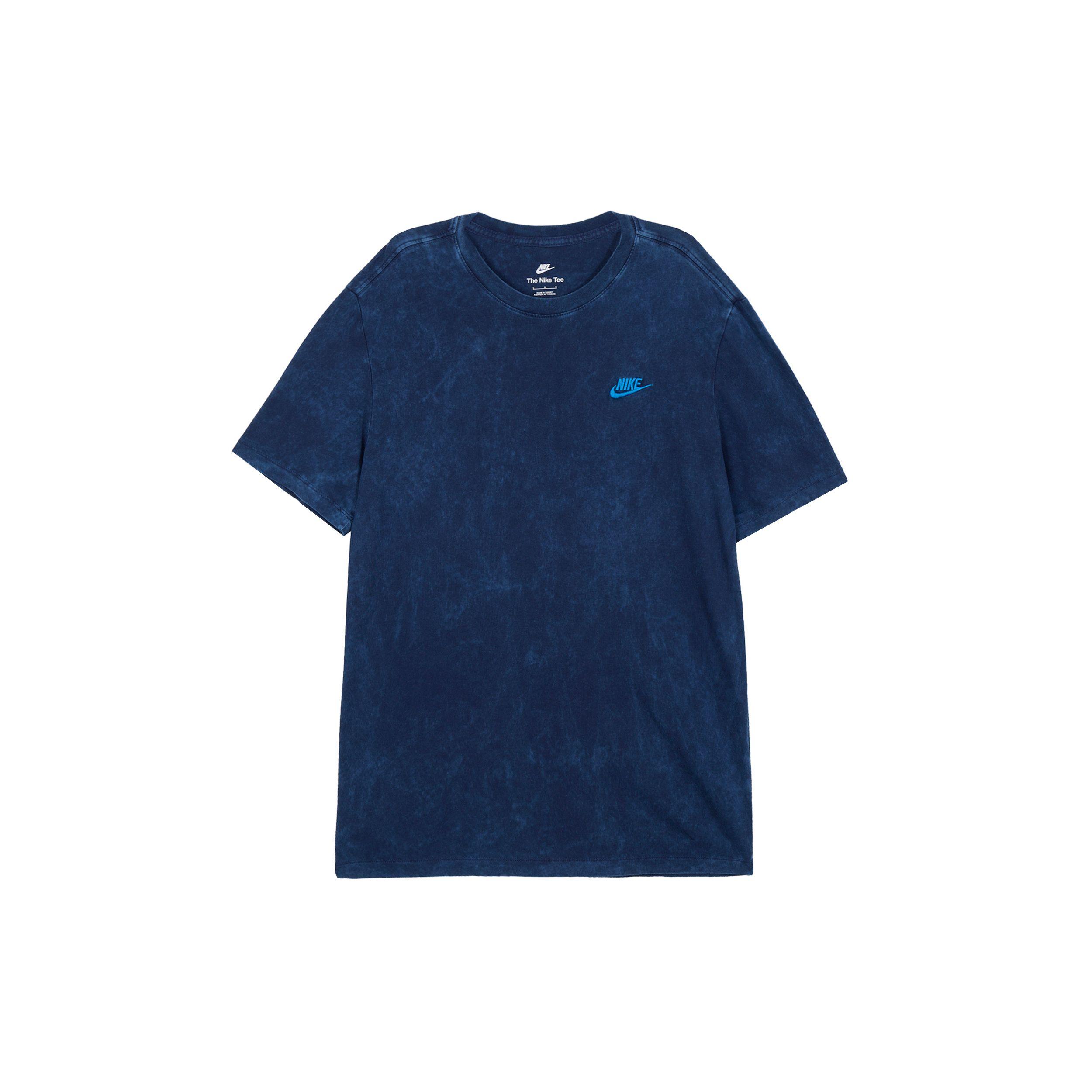 Мужская однотонная повседневная футболка с короткими рукавами Nike Sportswear Club Obsidian FD1283-410 M
Мужская однотонная повседневная футболка с короткими рукавами Nike Sportswear Club Obsidian FD1283-410 M