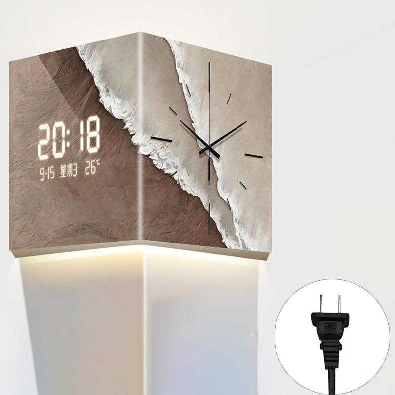Modern Elegant Wall Clocks Led Design Wall Clocks Luxury Living Room Decoration Clock Creative Light Clock Digital with Hands 27x27cm
Modern Elegant Wall Clocks Led Design Wall Clocks Luxury Living Room Decoration Clock Creative Light Clock Digital with Hands 27x27cm