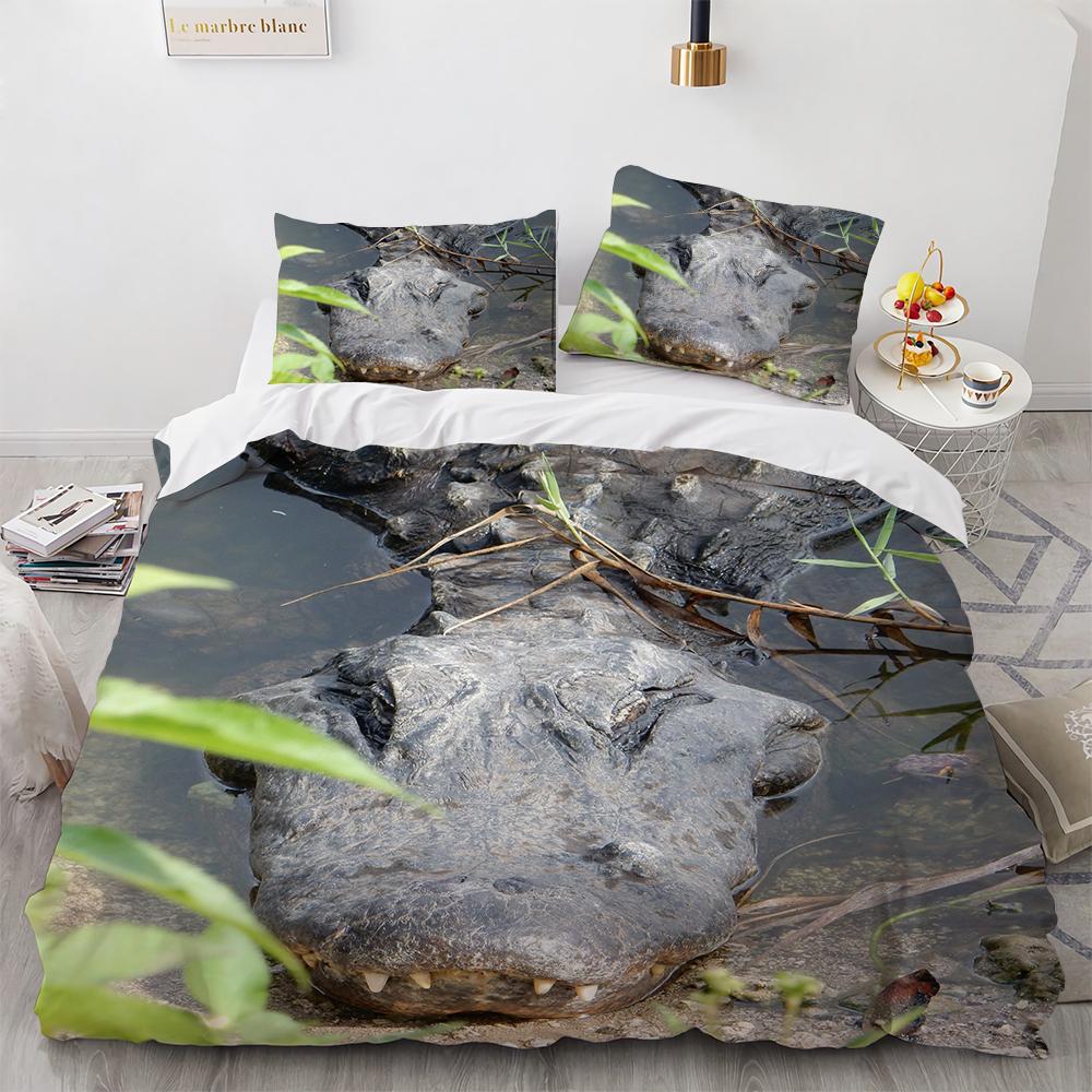 3D Print Crocodilian Bed Quilts Cover Sets For Teen Boy Bedding Set Including Terrorist Animals Duvet Cover Set +Pillowcases New EU single(135x200cm)
3D Print Crocodilian Bed Quilts Cover Sets For Teen Boy Bedding Set Including Terrorist Animals Duvet Cover Set +Pillowcases New EU single(135x200cm)