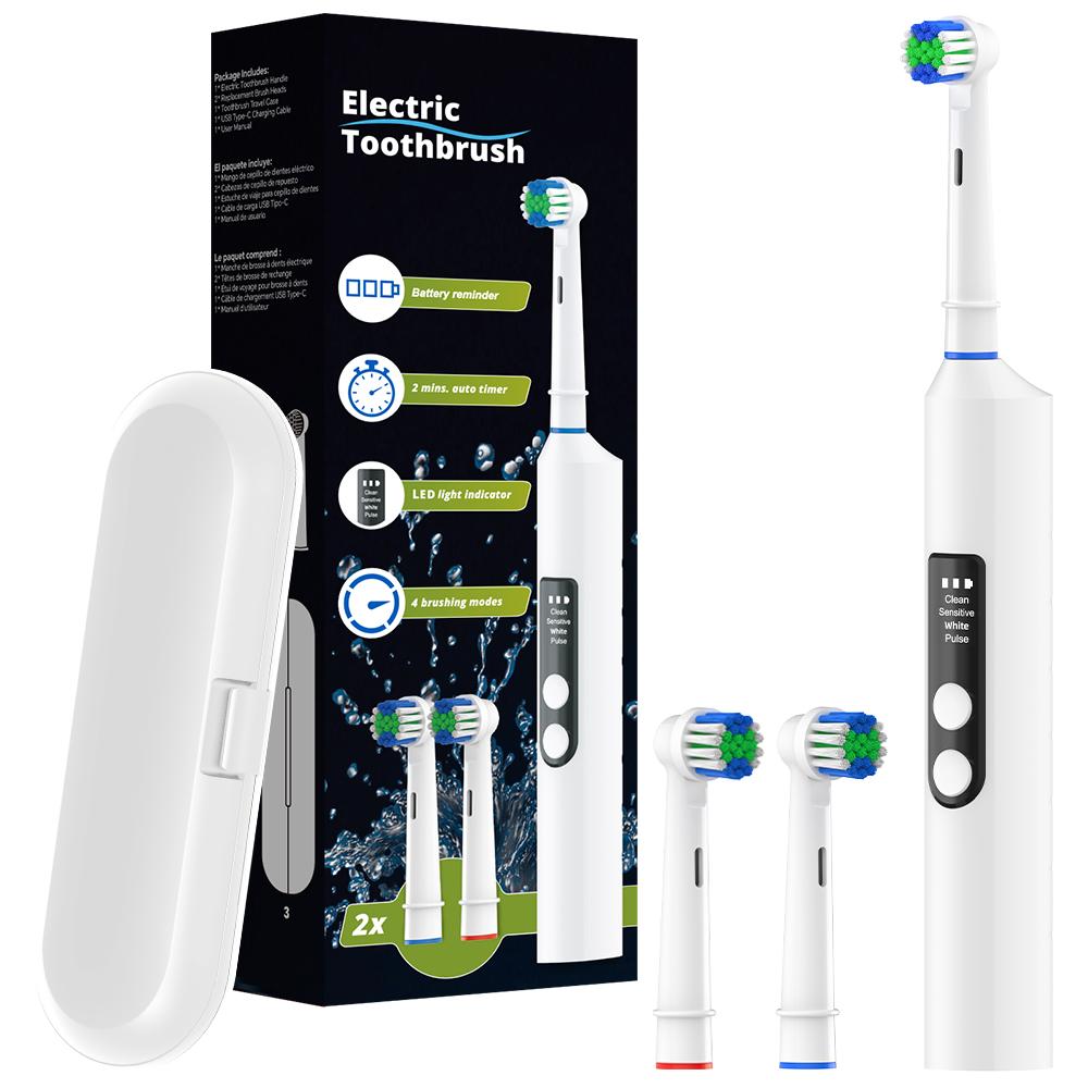 Умная электрическая зубная щетка, 4 режима, USB-зарядка, перезаряжаемые электрические зубные щетки, подходят для насадок электрических зубных щеток Oral B белый
Умная электрическая зубная щетка, 4 режима, USB-зарядка, перезаряжаемые электрические зубные щетки, подходят для насадок электрических зубных щеток Oral B белый