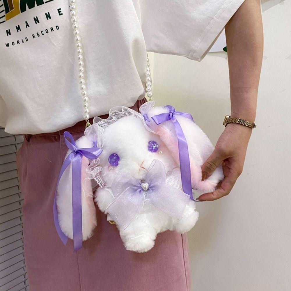 Мягкая сумка через плечо с ушами кролика JK Furry Rabbit, сумка-слинг, симпатичная сумка-кролик с декором в стиле Лолиты
Мягкая сумка через плечо с ушами кролика JK Furry Rabbit, сумка-слинг, симпатичная сумка-кролик с декором в стиле Лолиты