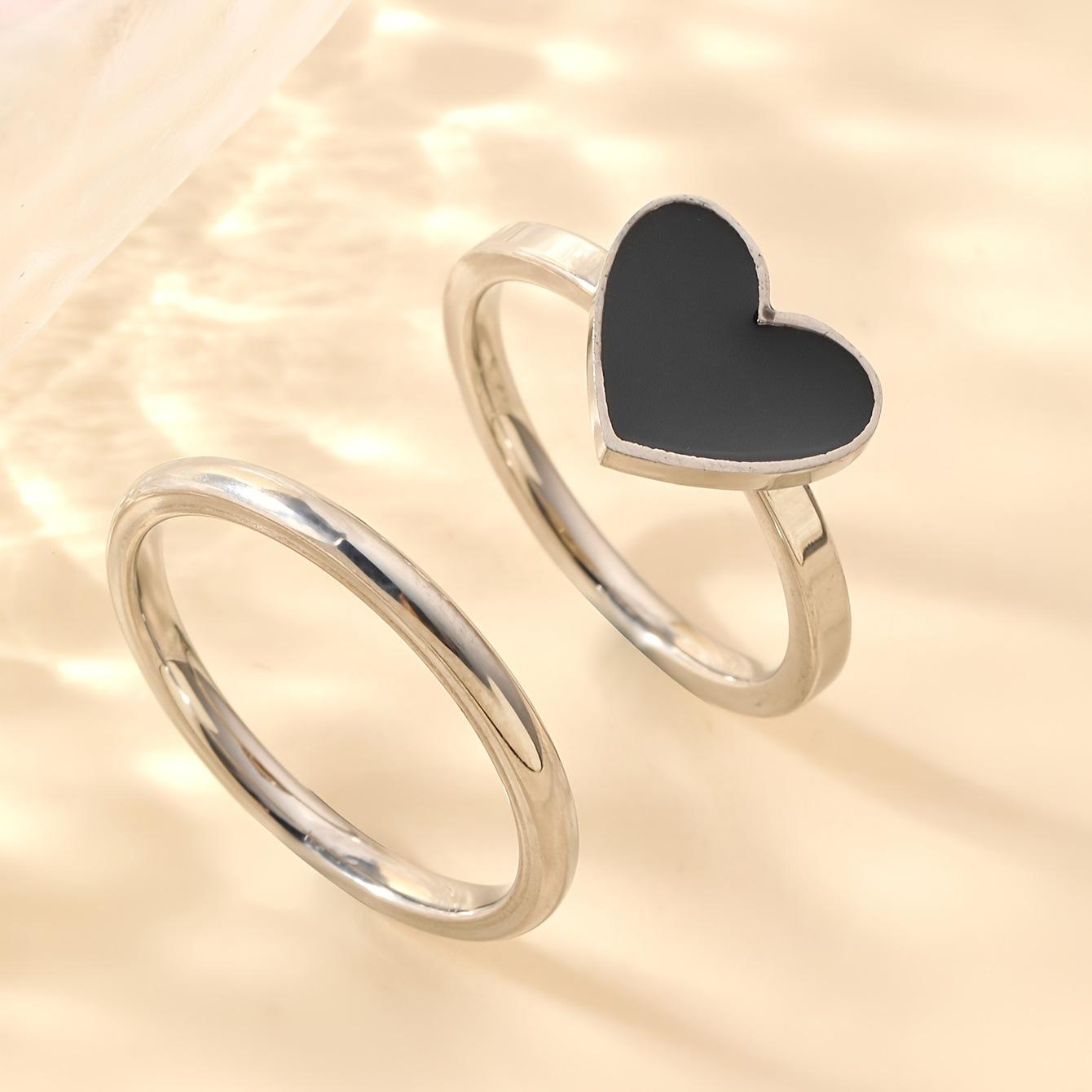 Новые украшения из титановой стали, черное масло, кольца для пары в форме сердца, простые высококачественные кольца-гладкие полоски из нержавеющей стали, заводские 10No.
Новые украшения из титановой стали, черное масло, кольца для пары в форме сердца, простые высококачественные кольца-гладкие полоски из нержавеющей стали, заводские 10No.