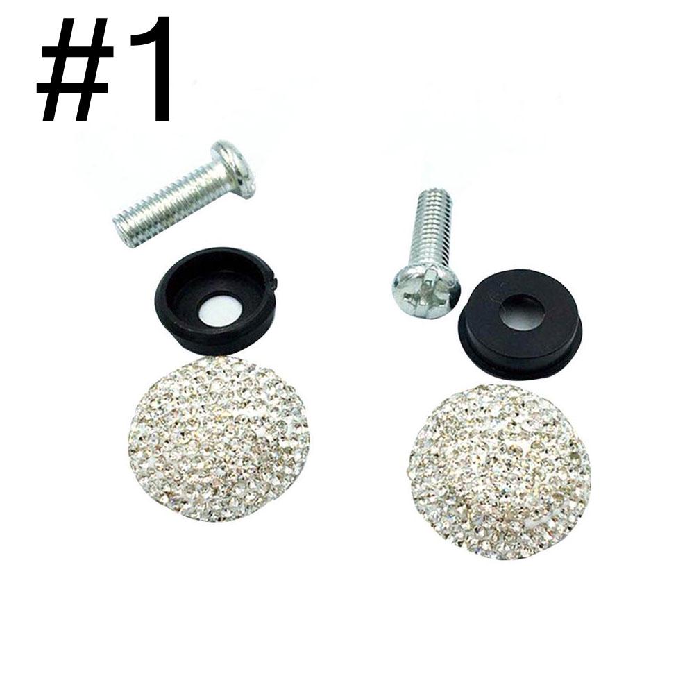 2 шт./компл. болты для автомобильного номерного знака, винты для рамы, хромированные кристаллы, водонепроницаемые стразы, противоугонные винты
2 шт./компл. болты для автомобильного номерного знака, винты для рамы, хромированные кристаллы, водонепроницаемые стразы, противоугонные винты
