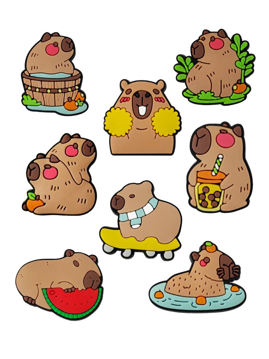 Джибітси Капібара capybara Jibbitz 8 шт аксесуари крокс прикраса різнокольоровий
Джибітси Капібара capybara Jibbitz 8 шт аксесуари крокс прикраса різнокольоровий