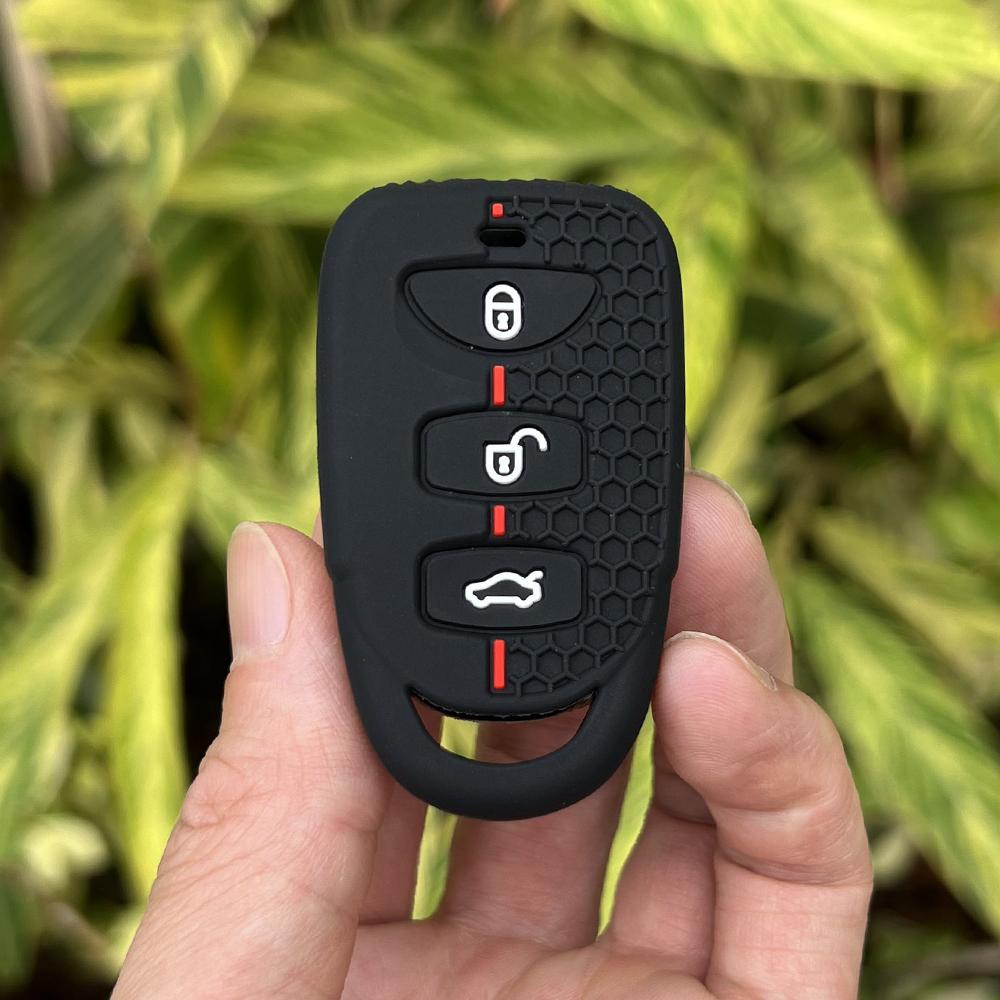 Silicone Car Key Case for Hyundai Kia Elantra Sonata Accent Tucson Sonata Santa FE Carens 2007-2011 Rubber Remote Cover Keychain чорний
Silicone Car Key Case for Hyundai Kia Elantra Sonata Accent Tucson Sonata Santa FE Carens 2007-2011 Rubber Remote Cover Keychain чорний
