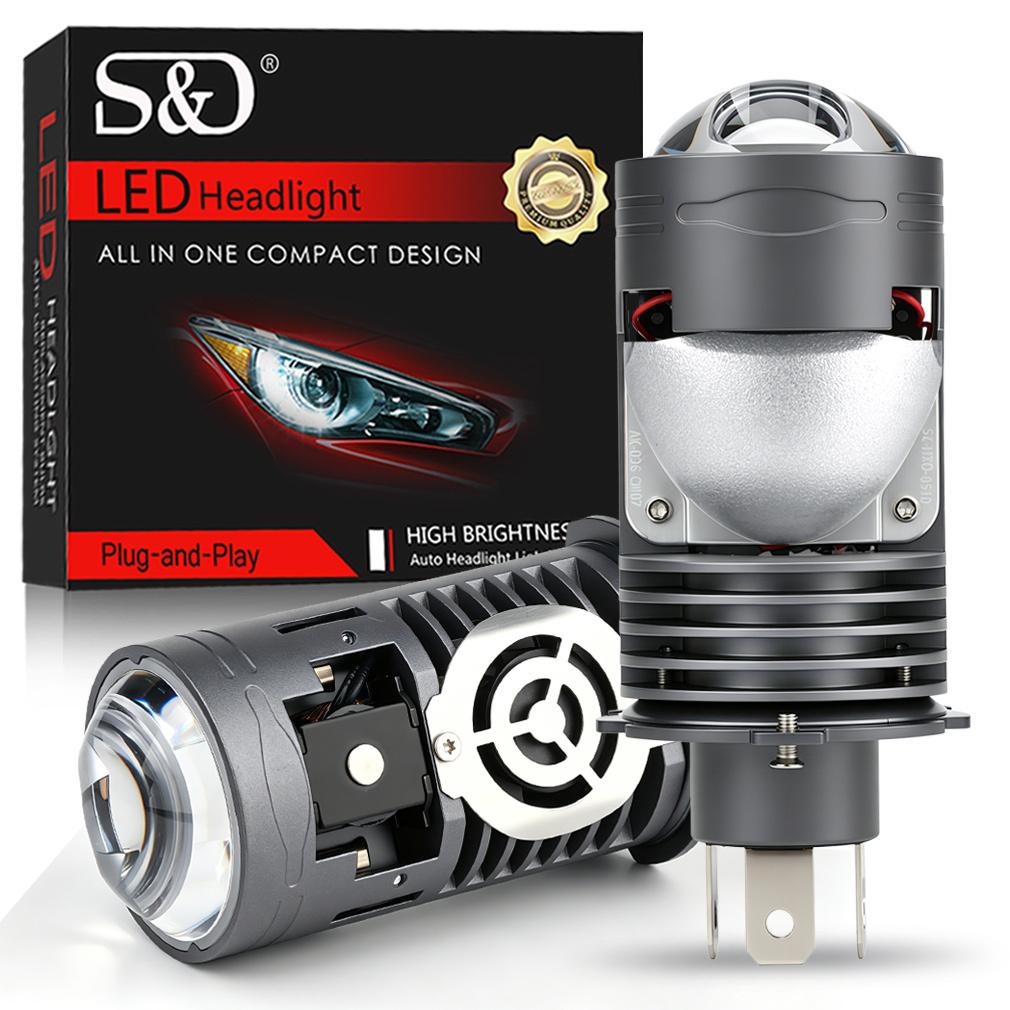 2Pcs H4 LED Projector Lens Headlight Bulbs HB2 9003 Hi/Low Beam 130W 60000LM Turbo Plug&Play Motorcycle Car Headlamp 6500K White H4/9003/HB2 Hi/Lo
2Pcs H4 LED Projector Lens Headlight Bulbs HB2 9003 Hi/Low Beam 130W 60000LM Turbo Plug&Play Motorcycle Car Headlamp 6500K White H4/9003/HB2 Hi/Lo