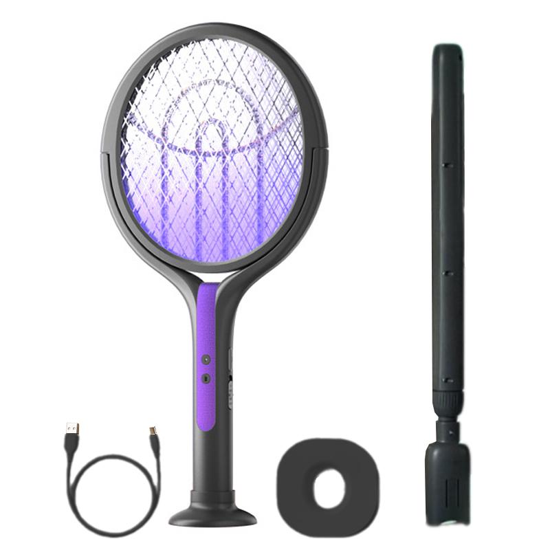 Электрическая мухобойка с вращающейся головкой, перезаряжаемая ракетка-уничтожитель насекомых M чёрный
Электрическая мухобойка с вращающейся головкой, перезаряжаемая ракетка-уничтожитель насекомых M чёрный