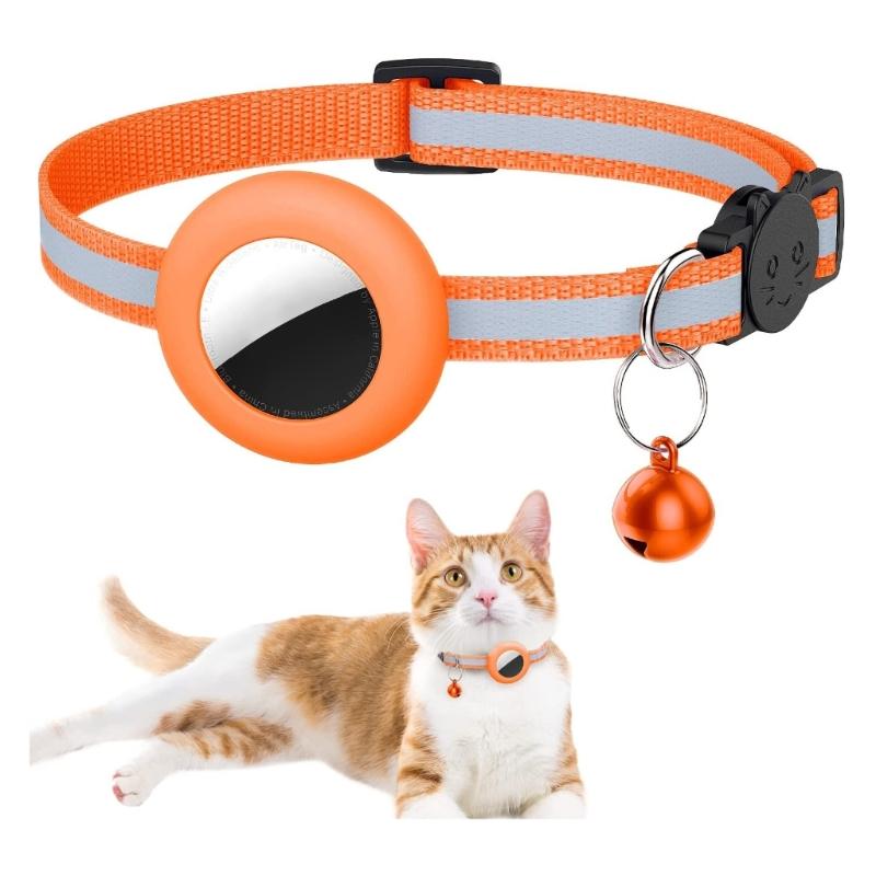 Dog Collar for Air Tags Break Away Pet Collars Holder Water Proof Holder with Removable Bell for Small Dogs and Cats помаранчевий
Dog Collar for Air Tags Break Away Pet Collars Holder Water Proof Holder with Removable Bell for Small Dogs and Cats помаранчевий