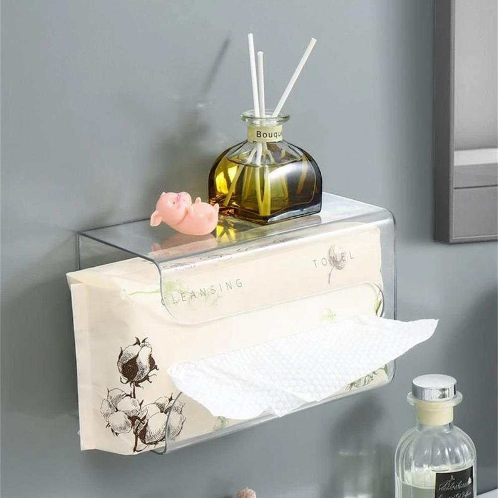 Wall Mounted Without Nails Rectangular Holder Tissue Dispenser Facial Tissue Box Tissue Box прозорий
Wall Mounted Without Nails Rectangular Holder Tissue Dispenser Facial Tissue Box Tissue Box прозорий