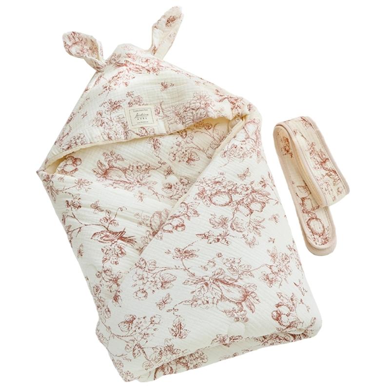 Дышащая пеленка-конверт для младенца с капюшоном для ушей, детское одеяло для пеленания, теплое и комфортное, большого размера
Дышащая пеленка-конверт для младенца с капюшоном для ушей, детское одеяло для пеленания, теплое и комфортное, большого размера