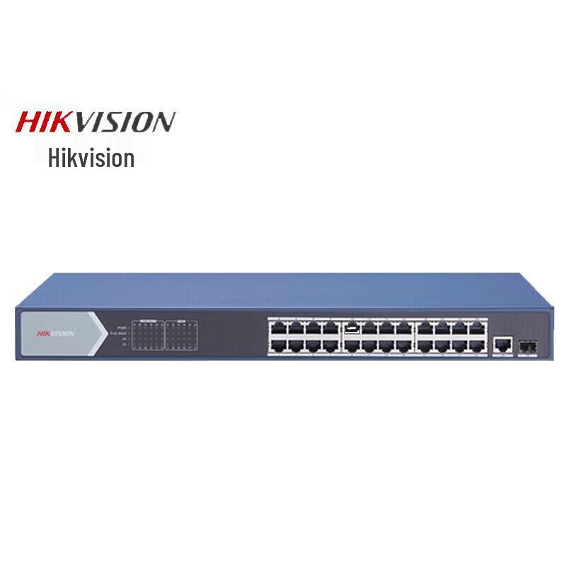 HIKVISION 24-Port Full Gigabit PoE Switch CN plug (adapter included)
HIKVISION 24-Port Full Gigabit PoE Switch CN plug (adapter included)