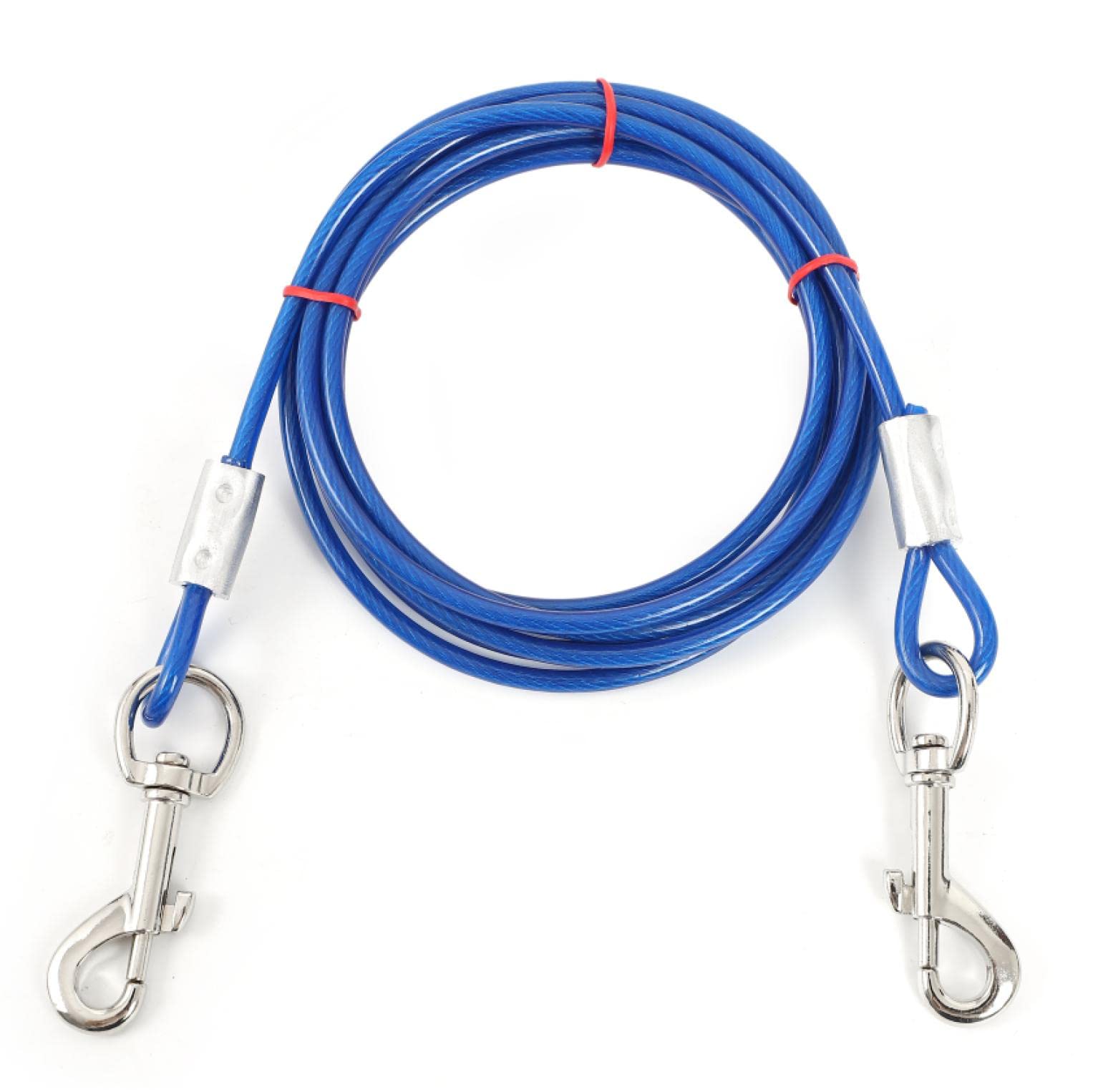fogman Long Lead Wire Tethering Dog Rope Runner 5mm Wire Thickness Cable, (5m, Blue) синій
fogman Long Lead Wire Tethering Dog Rope Runner 5mm Wire Thickness Cable, (5m, Blue) синій