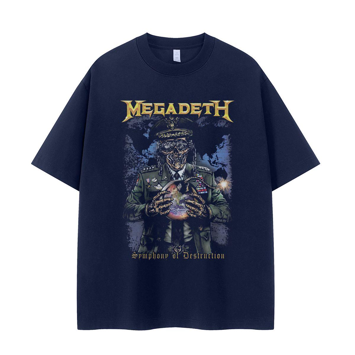 Megadeth Band Vintage American Street Niche Design Sense VTG Crew Neck Loose Rock Short Sleeve T-Shirt L
Megadeth Band Vintage American Street Niche Design Sense VTG Crew Neck Loose Rock Short Sleeve T-Shirt L