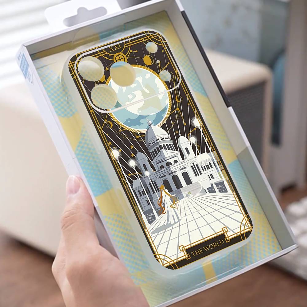 S-Sailor Tarot Phone Case For iPhone 17,16,15,14,13,12,11 Pro,Max,Plus,Mini,Air,E Magnetic Magsafe Frosted Transparent iPhone15
S-Sailor Tarot Phone Case For iPhone 17,16,15,14,13,12,11 Pro,Max,Plus,Mini,Air,E Magnetic Magsafe Frosted Transparent iPhone15