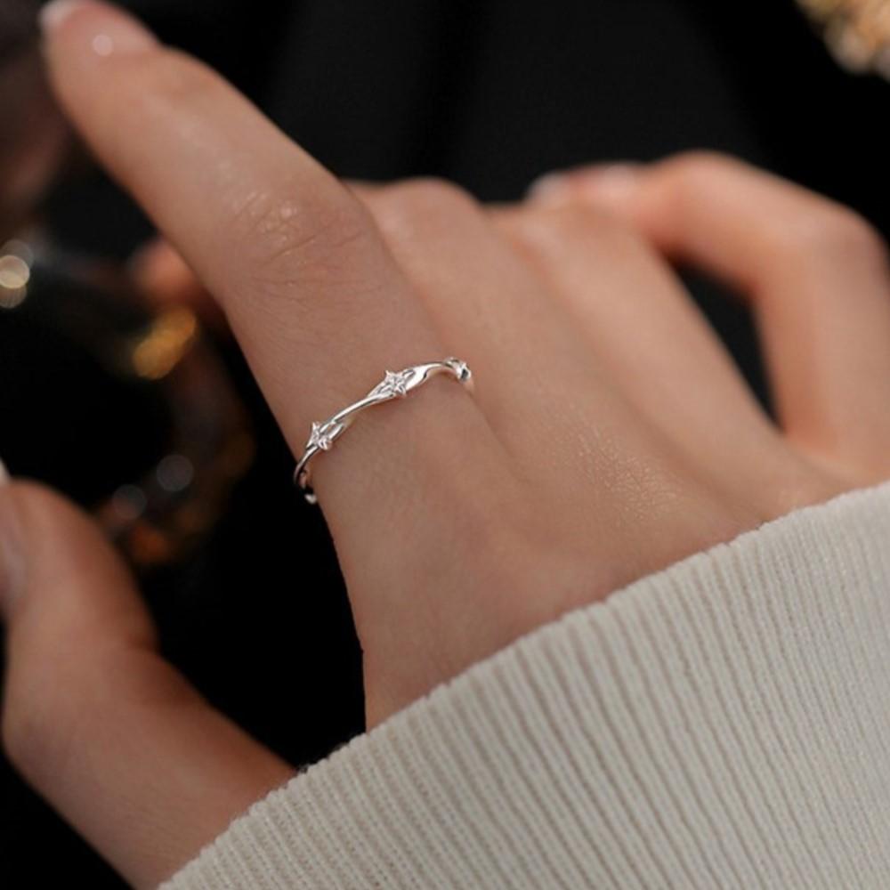 PANJBJ 925 Sterling Silver Star Zircon Rings for Women Sweet Minimalist Office Romantic Jewelry Gift Prevent Allergy Dropship
PANJBJ 925 Sterling Silver Star Zircon Rings for Women Sweet Minimalist Office Romantic Jewelry Gift Prevent Allergy Dropship